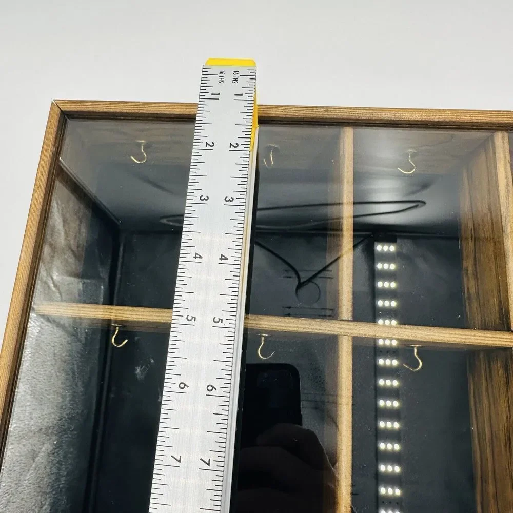 Tannery Lane Trinket Curio Glass Co Wooden Miniature Front Wall Ornament Hanging - Picture 11 of 15